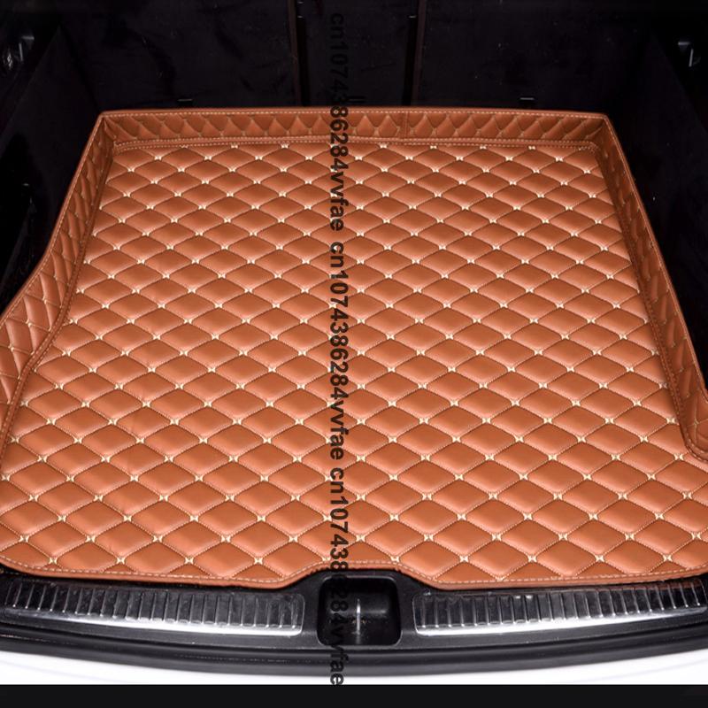 Car Trunk Mats for Lincoln MKC 2017- No Speaker Version In the Trunk Anti Dirty Durable Leather Carpet Protective Pad