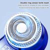 Men's Mini Electric Travel Shaver Double Ring Face Beard Razor LCD Power Display Type-C Rechargeable Painless Cordless Trimmer
