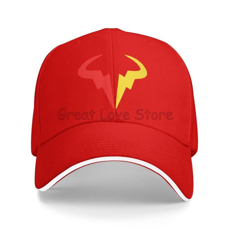 Rafael Nadal RN Rafa Print Baseball Cap Women Summer Outdoor Sport Sun Protector Bucket Hats Men Snapback Cap Dad Hat Golf Hat