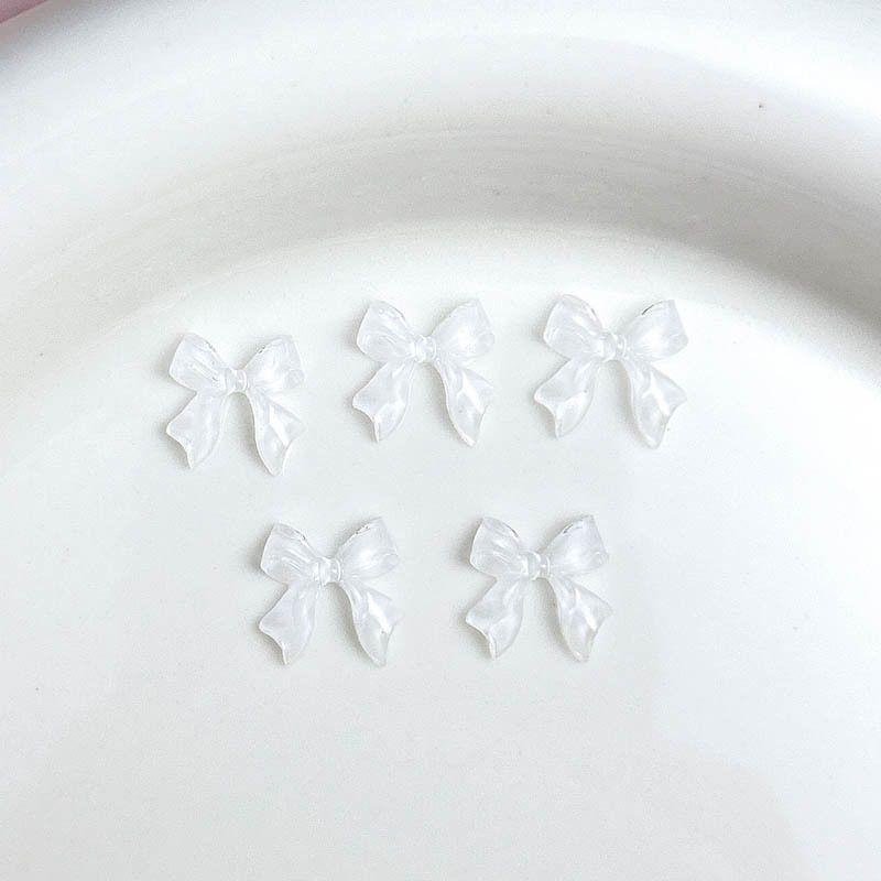 Ice Transparent 3D Colorful Ribbon Mini Nail Art Decorations - Trendy Accessory