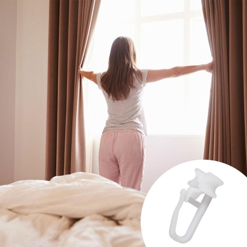 20Pcs Plastic Curtain Track Slider Replacement Sliding Curtain Hooks For Quiet Smooth Movement And Simple Installation