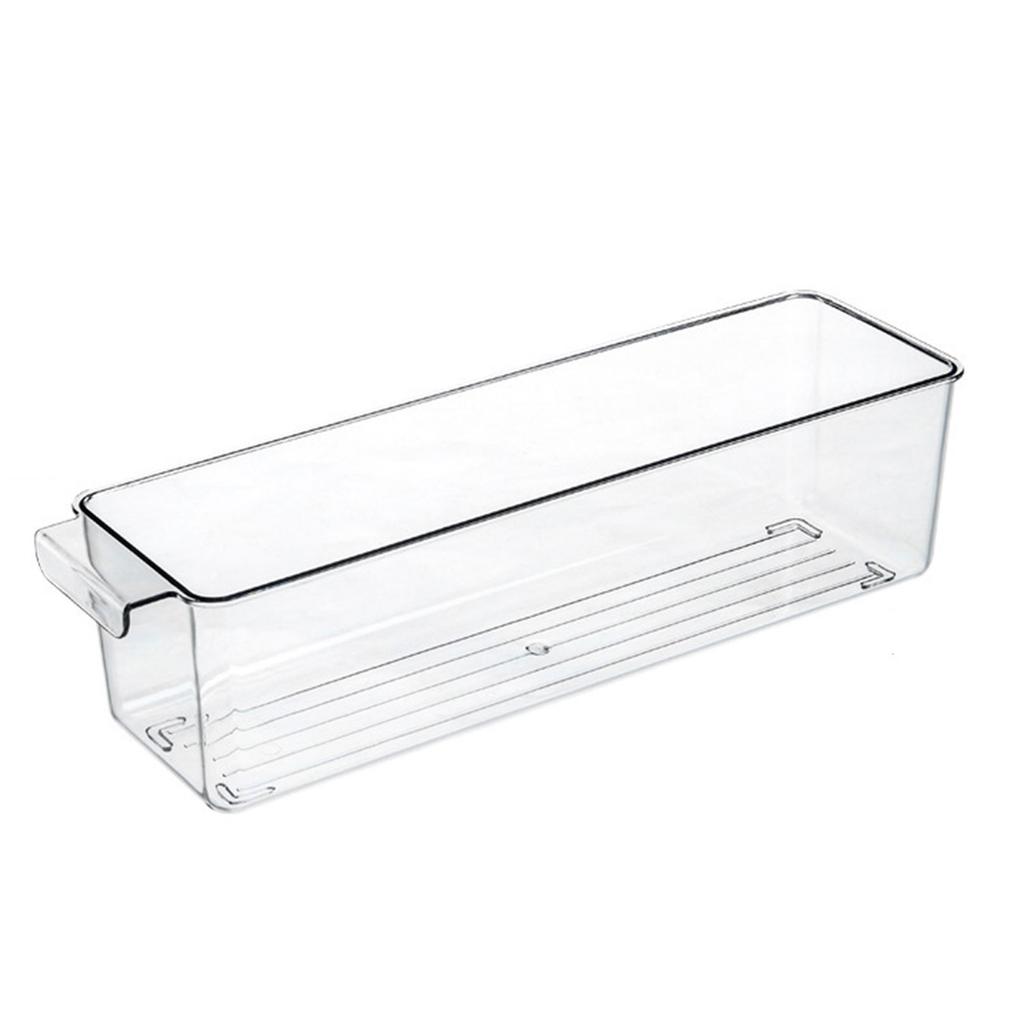 Modular Food Storage Container Transparent PET Refrigerator Organiser Space Efficient Kitchen Cabinet Organiser