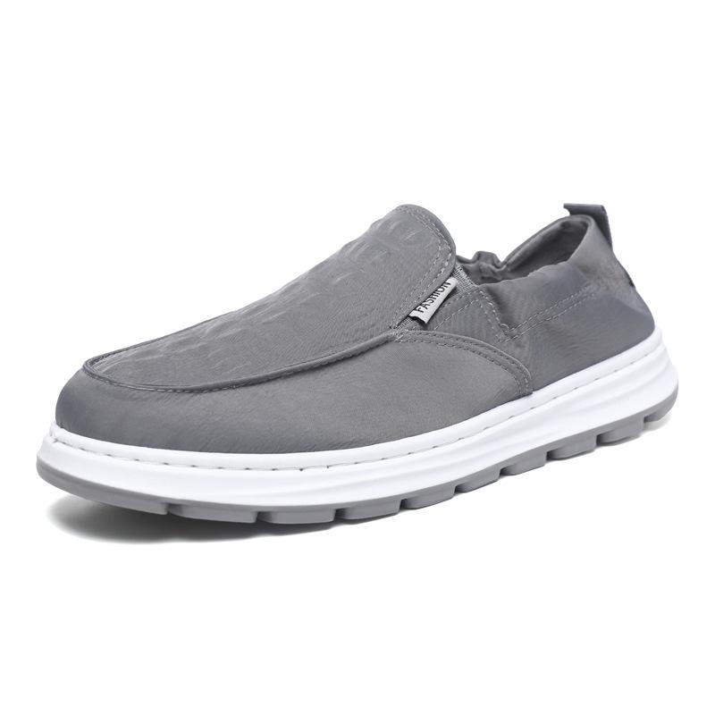 Cloth shoes lazy shoes low-top soft-soled driving shoes ice silk cloth cool and comfortable casual shoes