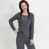 2025 Autumn/Winter Women's Plus Size German Velvet Round Neck Warm Long Sleeve Base Layer T-shirt