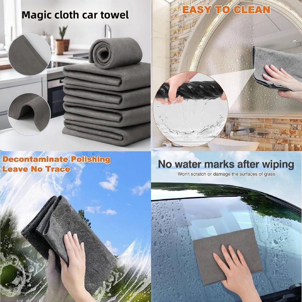 Glass Cleaning Cloth Ultra Thick Watermark Remover For Home Use