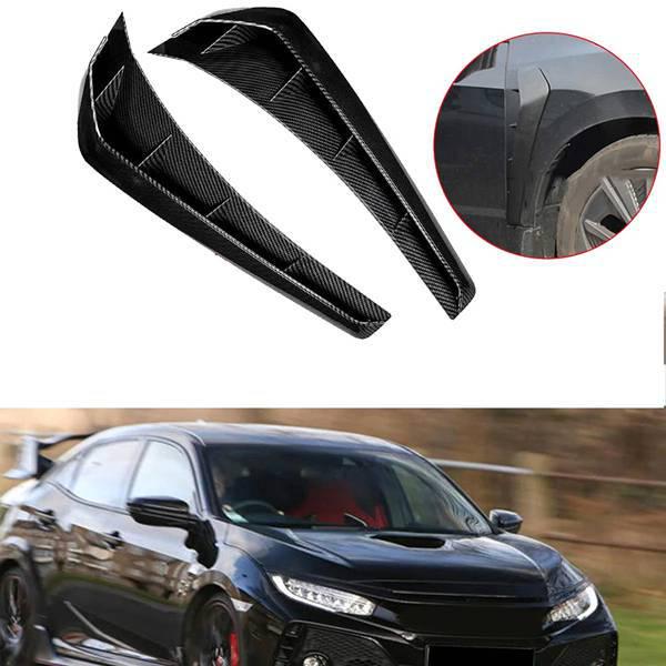 Front Fender Vent Covers for 2016-2019 Honda Civic (2 Pieces)