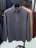 Maglieria da Uomo 100% Lana, Collo Mezzo Alto con Zip, Anno del Drago, Edizione Autunno/Inverno 2025