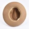 2025 Fashionable Metal RB Letter Denim Straw Hats for Women Men Summer Panaman Jazz Hat Outdoor Holidays Beach Sun Hat Wholesale