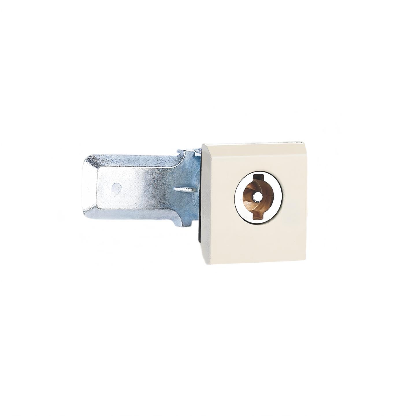 MS813 Plastic Cabinet Cam Lock Beige Finish Dustproof Waterproof Rotary Lock High Torque Lock Core for Closed Textile Equipment (Yellow,Plastic)