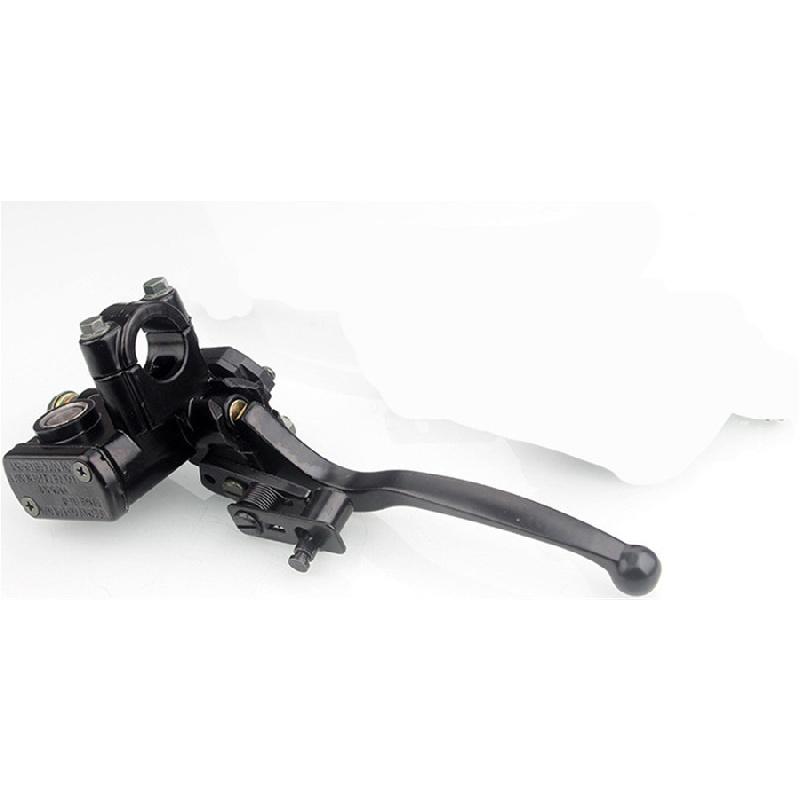 7/8" 22Mm Levý Motocyklový Hydraulický Brzdový Čerpadlo Hlavní Válec Černá Páka Kotoučové Brzdy pro Motorku Atv Sportovní Terénní Elektrické Kolo Spínač Moto 50-250Cc