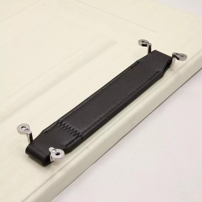 

Новая мягкая кожаная ручка со винтом Прочная ПУ Классическая ручка-тяга для стула Портативные ручки для дивана и шкафа. Rose Gold