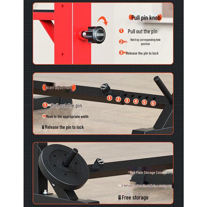 Multifunctional Home Gym Squat Rack