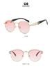 2024 Round Fashion Sunglasses: European & American High-End Street Style