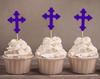 Darling Souvenir| Christening Baptism Cupcake Toppers| Dessert Decorations - Pack Of