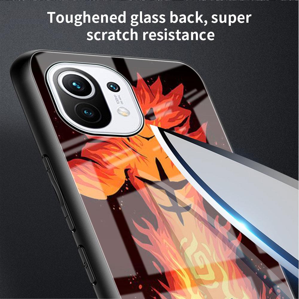 Glashülle für Xiaomi Poco X3 NFC 11 Lite 11T F3 M3 für Redmi Note 11 10 9 8 Pro 10S 9S 9A 9C Handyhülle Pokemon Pikachu Cool