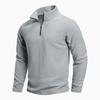 Men S Stand Collar Half Zip Long Sleeve Pullover Fleece Sweatshirt Casual