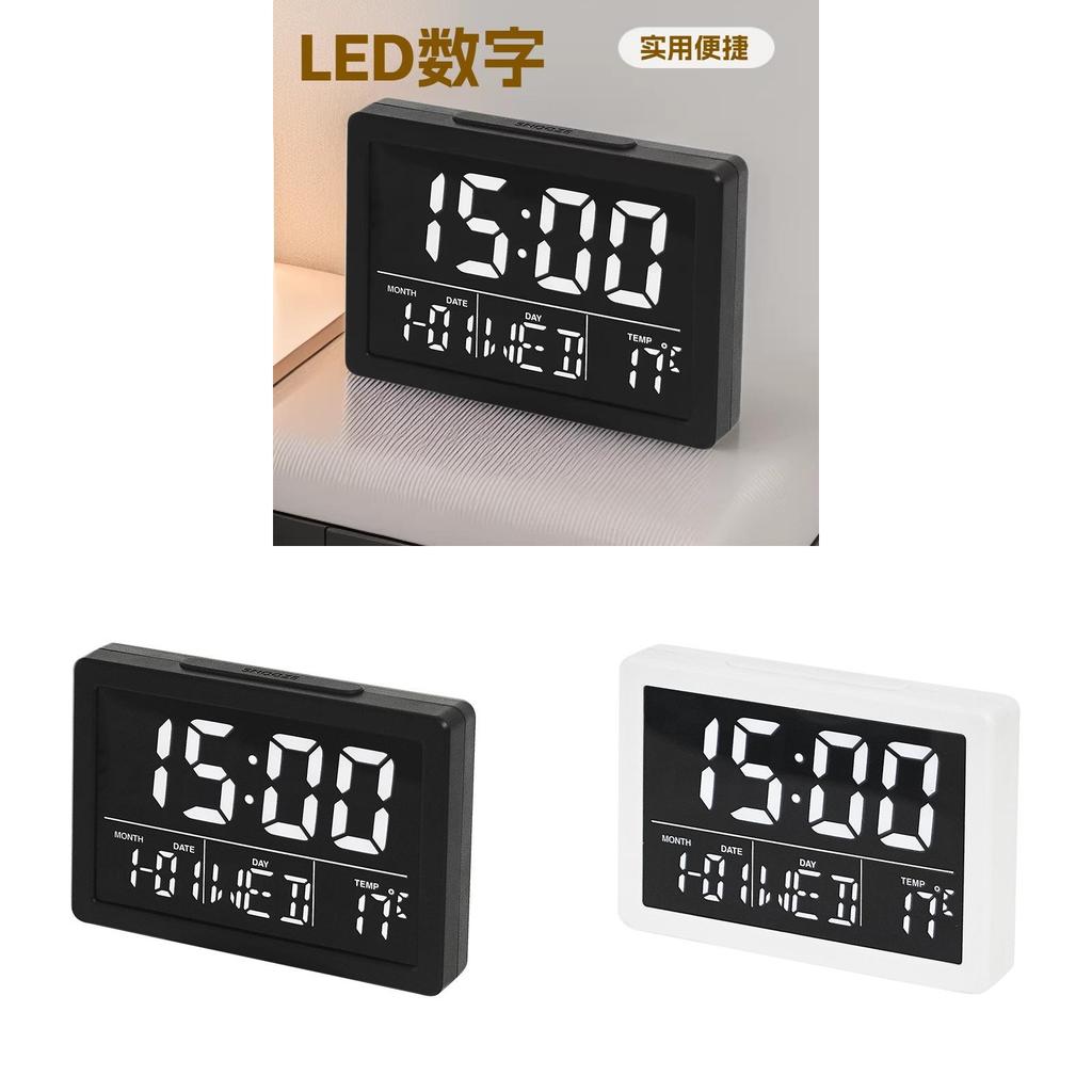 Simplistic Led Electronic Desk Clock With Large Display For Sleepers And Students