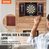 Dartboard and Cabinet Set Official Size Complete Accessory Steel Tip Dart