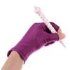 Short Stretch Thin Spandex Gloves Summer Mittens Two Finger Touch screen Driving Gloves