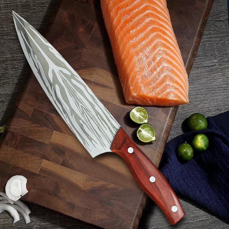 8-calowy nóż szefa kuchni Japoński nóż do krojenia ze stali nierdzewnej Narzędzie kuchenne Akcesoria kuchenne