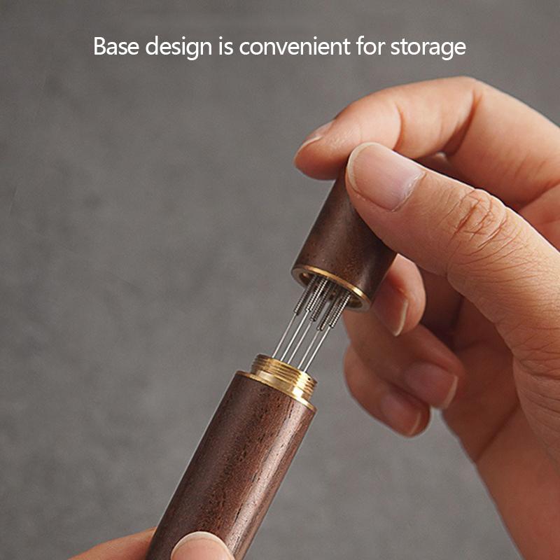 Coffee Tamper Stainless Steel 5/6 Needles Espresso Powder Stirrer Distributor Leveler Tools Cafe Stirring Barista Accessories