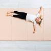 gymnastic mat Comet 200x100x10 (4 piece) - beige