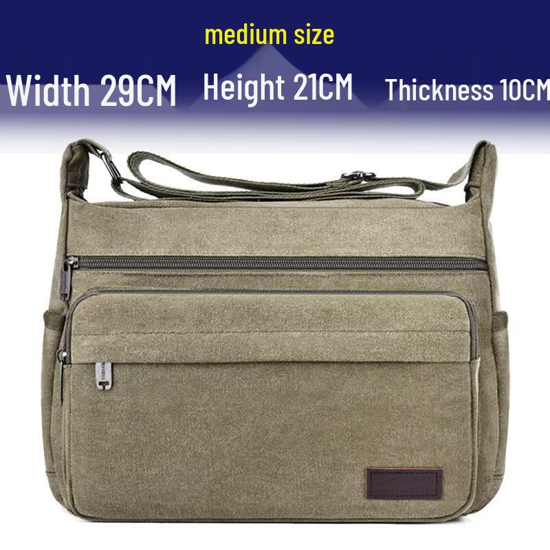De Qier Durable Canvas Crossbody Tool Bag