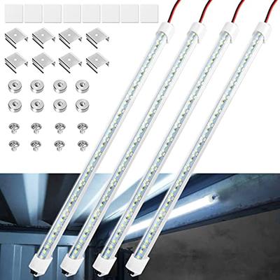 4 X 48 Car Led Interior Lighting 3 W 6500 K 12 V Led Strip Light With Switch For Van Bus Truck Boat Motorhome 700 Lm Under-Unit Light Kitchen Led T