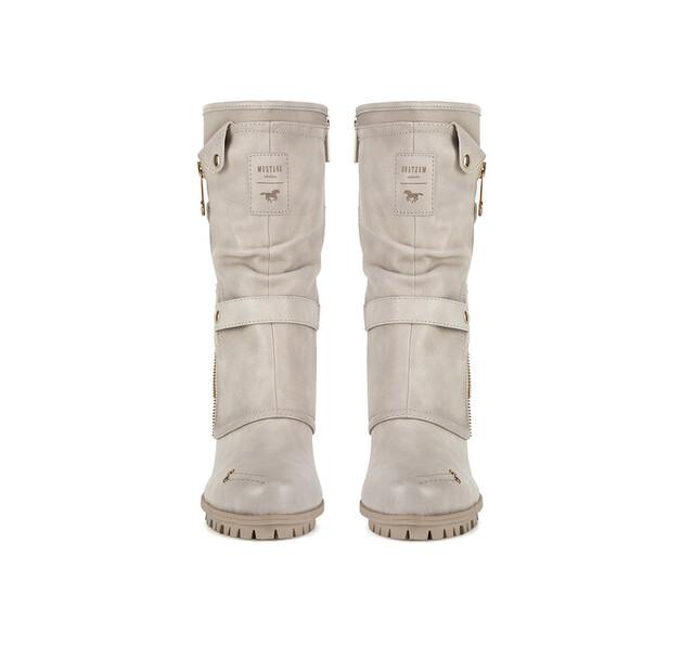 Ботильоны Mustang 1141-606 бежевые