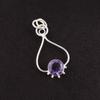 Round Iolite Gemstone 925 Silver Handcrafted Unique Trendy Anniversary Pendant PP-40-14
