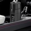Portable Car Heating Cup, 350 ml Travel Electric Kettle, 304 Stainless Steel Liner Car Heated Mug, 40~100℃ Adjustable, 12V 80W Fast Boiling Bottle,