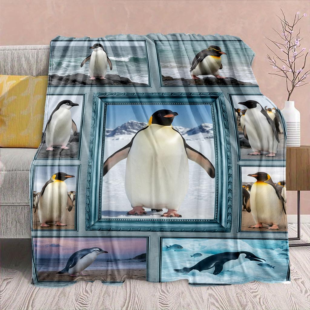 1 Peça Manta de Flanela com Estampa de Desenho Animado, Alta Qualidade Confortável para Todas as Estações, Decoração de Casa, Calor e Conforto, Perfeita para Presente de Natal Aniversário