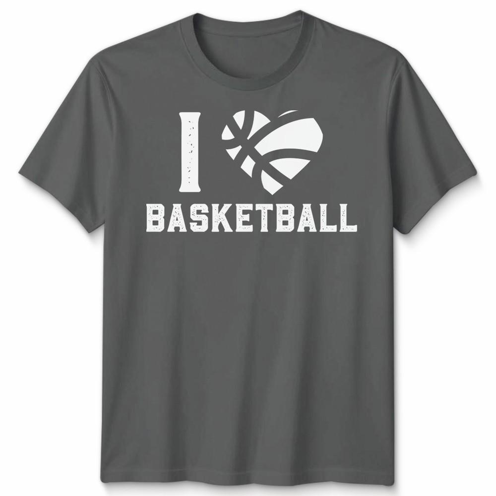 I Love Basketball Sports Fan Tee Unisex Unisex Graphic Unisex TShirt