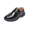 Children Loafers For Boys 2026 Spring British Style Classic Kids Fashion Performance Casual Black Leather Shoes For Wedding Show
