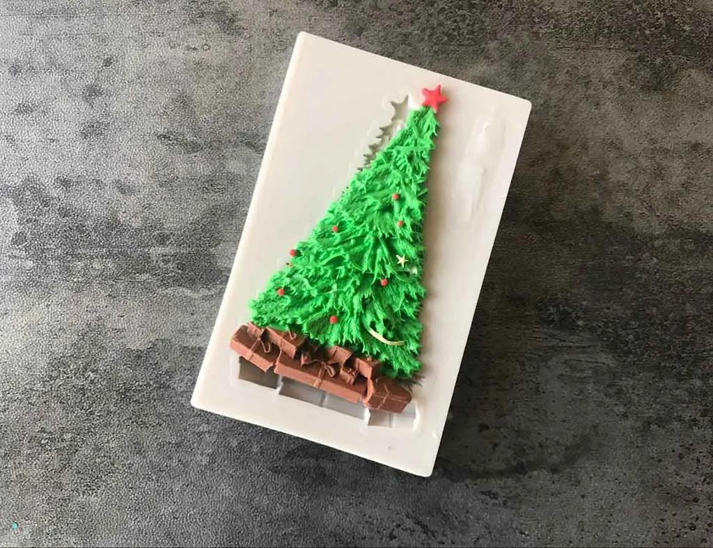 Christmas Series Elk Snow Liquid Silicone Mold DIY Photo Frame Sugar Cake Baking Mold Decoration Tool