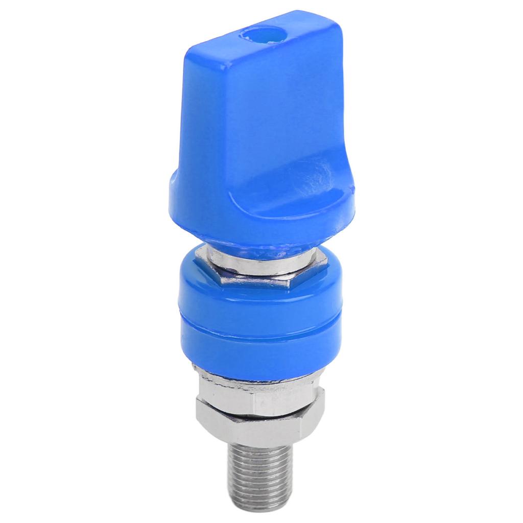 Binding Post Wire Terminal Connector M10 Thread 100A Large Current for 4mm Banana PlugBlue