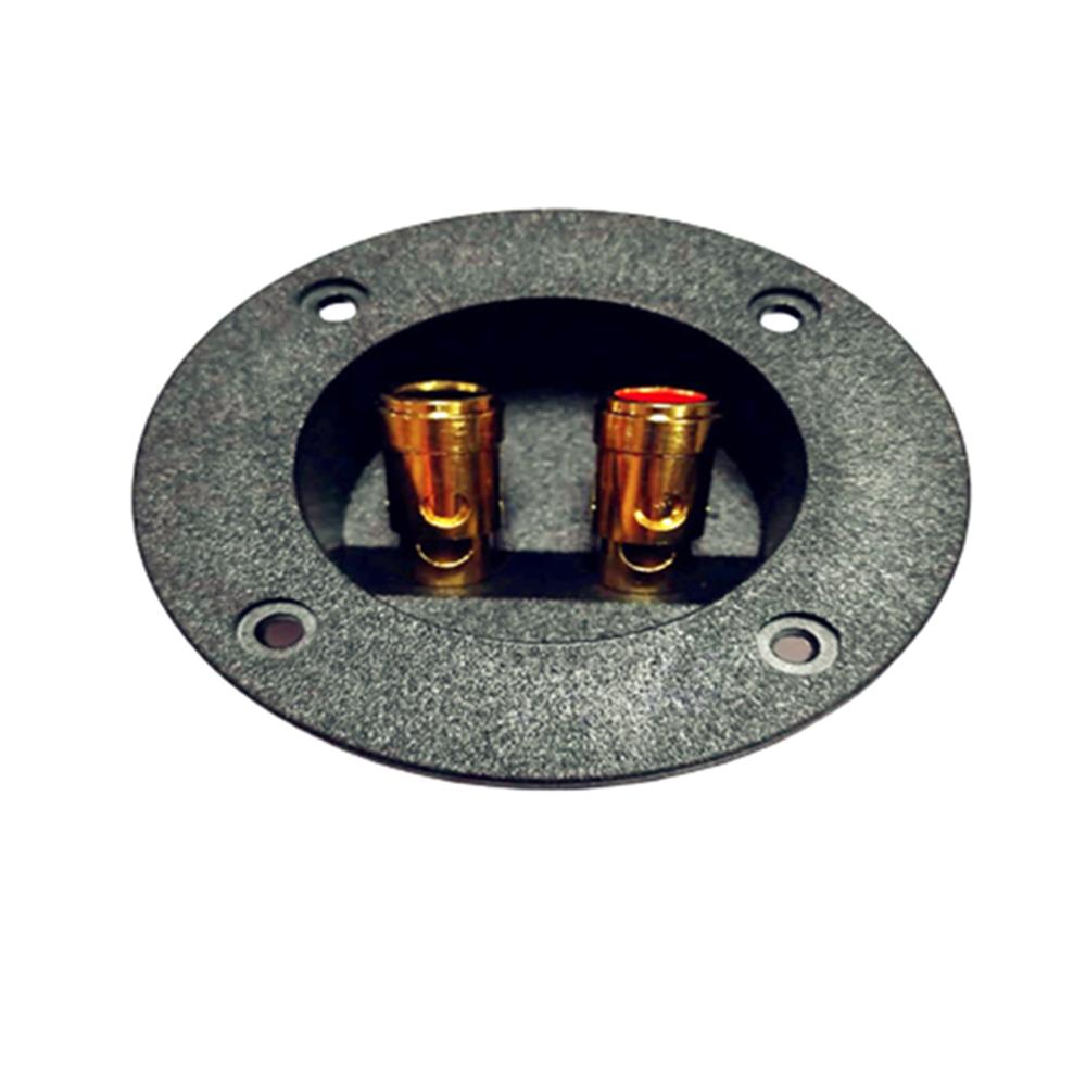 

Профессиональная акустическая система, задняя панель, клеммная колодка, круглые коробки с 2 разъемами типа «банан», клемма для сабвуфера 1pc