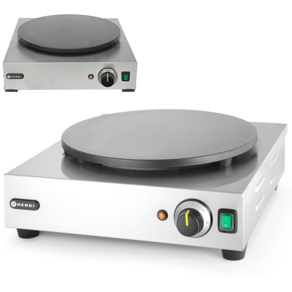 Hendi 212028 round electric crepe maker, diameter 40 cm, 3000 W
