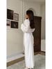 2025 European & American Elegant Women's Long Sleeve Summer Dress with Casual Long Skirt