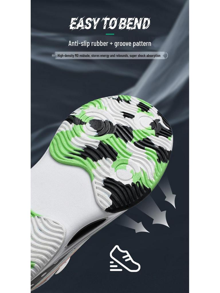 2024 Herbst Wasserdichte Leder Kinder Basketballschuhe mit Drehverschluss