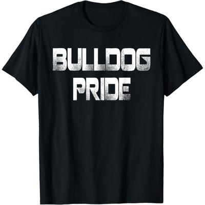 Bulldog Pride T Shirt for Sports School Spirit Shirt Bulldog T-Shirt
