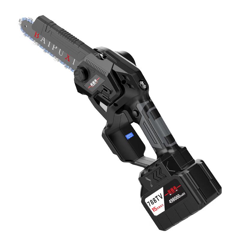 BAIPUXI 56V Cordless Brushless Handheld Electric Chainsaw CN plug (adapter included)