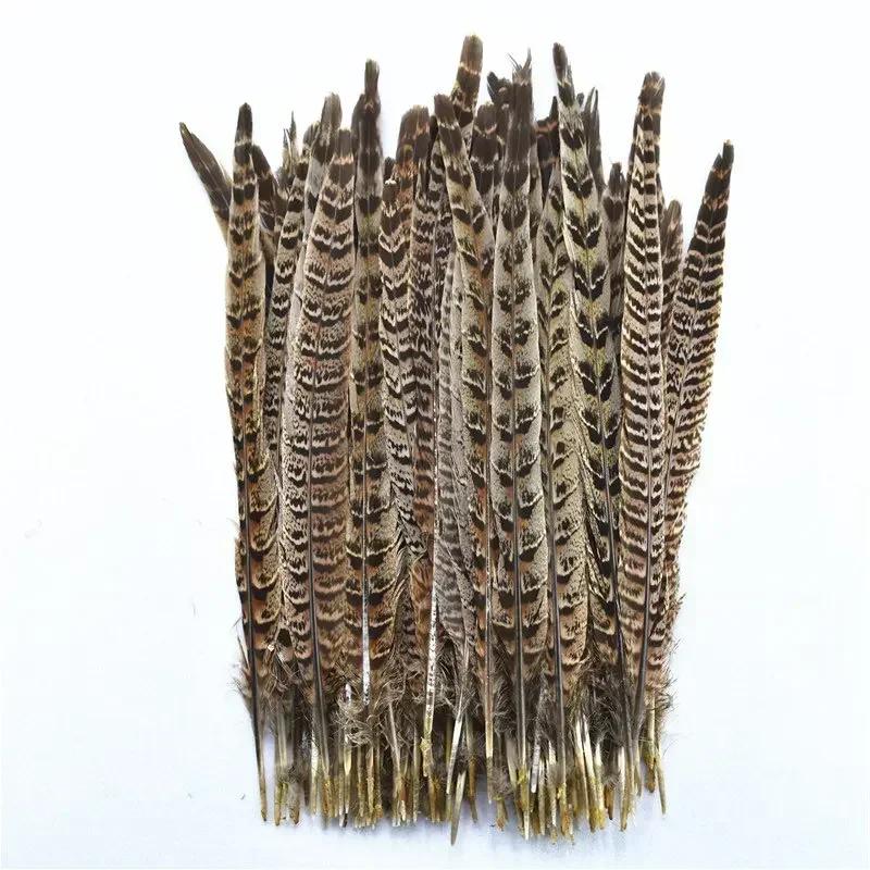 10Pcs Colorful Natural Female Pheasant Feathers for Decoration Crafts Long Chicken Feather Decor Carnival Accessories Decoration