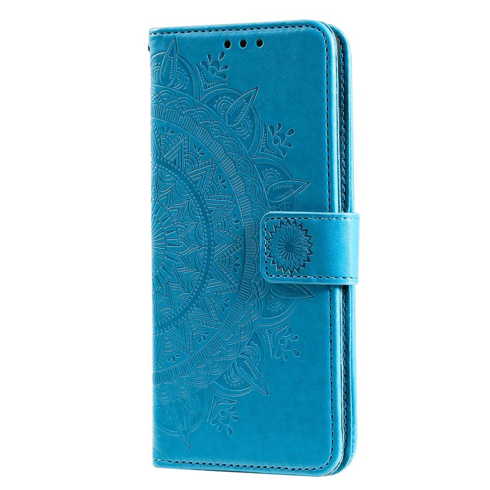 Samsung Galaxy A53 5G Flip Case, Mandala, Blue