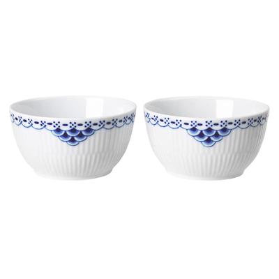 ROYAL COPENHAGEN Royal Copenhagen Princess Bowl Pair 8cm 2 pezzi regalo di nozze presente 1062486 bianco [importazione regolare]