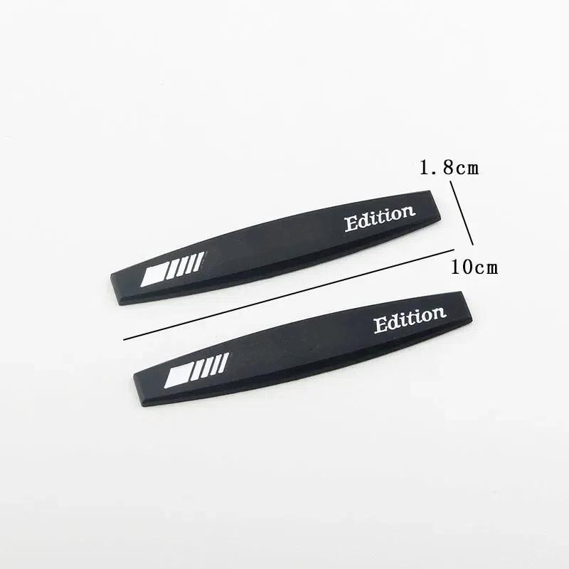 2 buc Metal 3D Crom Negru Logo A-G Edition Emblema Insignă Aripă Auto Pentru -MG Edition Autocolant Accesorii