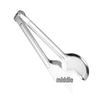 Thickened Stainless Steel Kitchen & BBQ Food Tongs for Bread, Steak & Steamed Buns