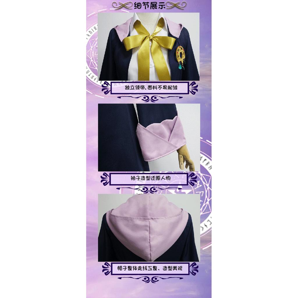 Аниме Путешествие Элейны Странствующей Ведьмы Косплей Костюм Шляпа Наряд Majo no Tabitabi Прелестное Женское Вечернее Платье