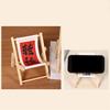Wooden Beach Chair Phone Holder Adjustable Universal Lounge Chair Desk Cellphone Stand Decoration Ornament Phone Accessories