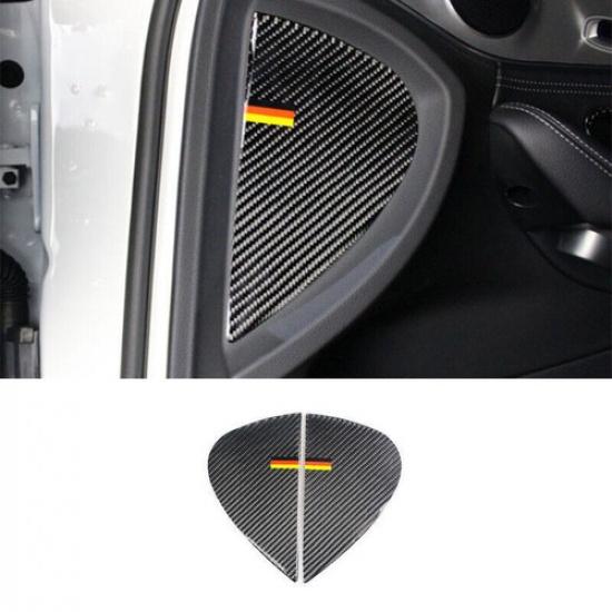 For Mercedes-Benz GLC Carbon Fiber Dashboard Both Sides Panel Decor 2016-